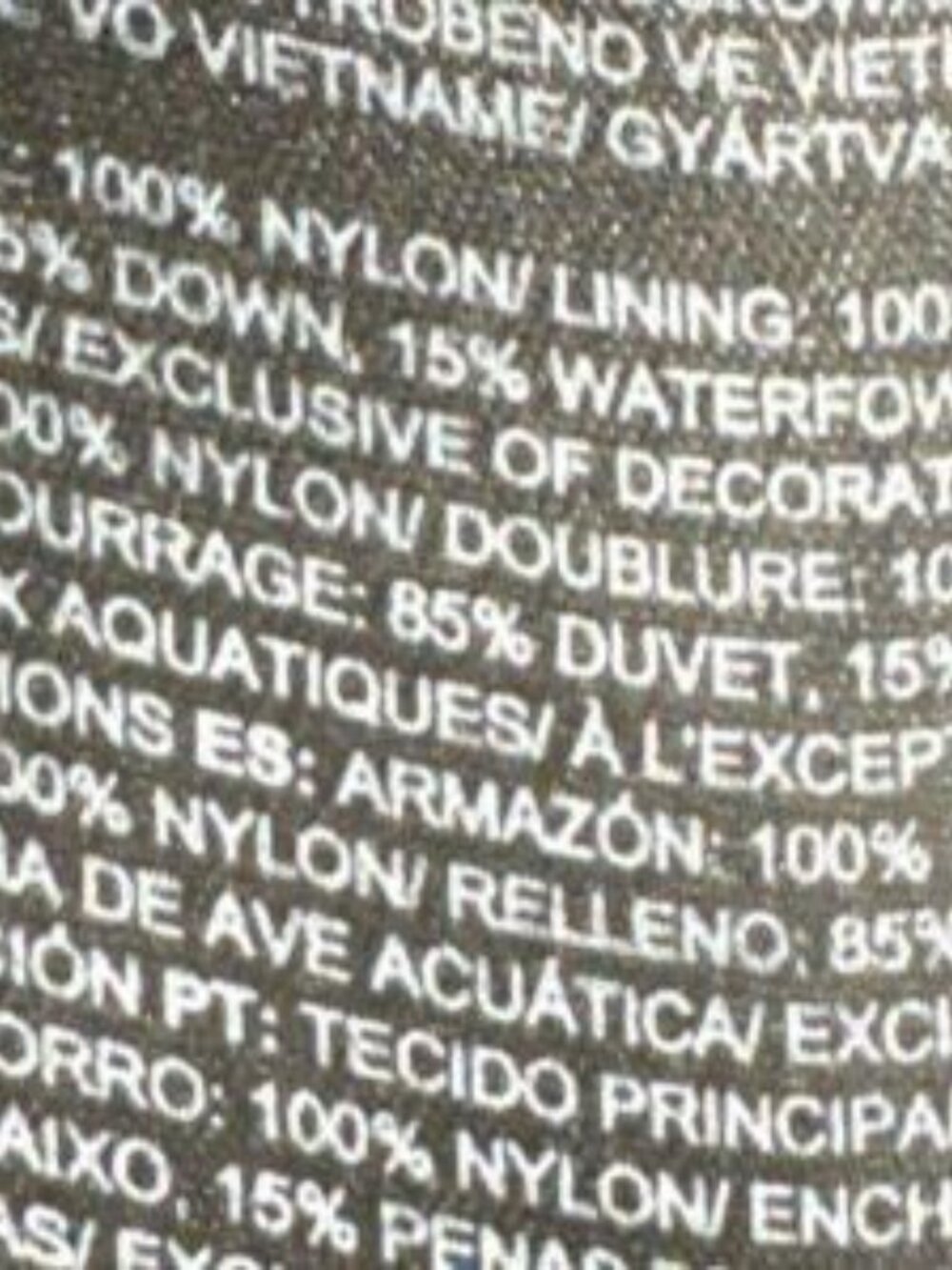 The North Face Black Cropped Puffer Jacket | 85% Down | Waterfowl Fill Size XL - Picture 6 of 7
